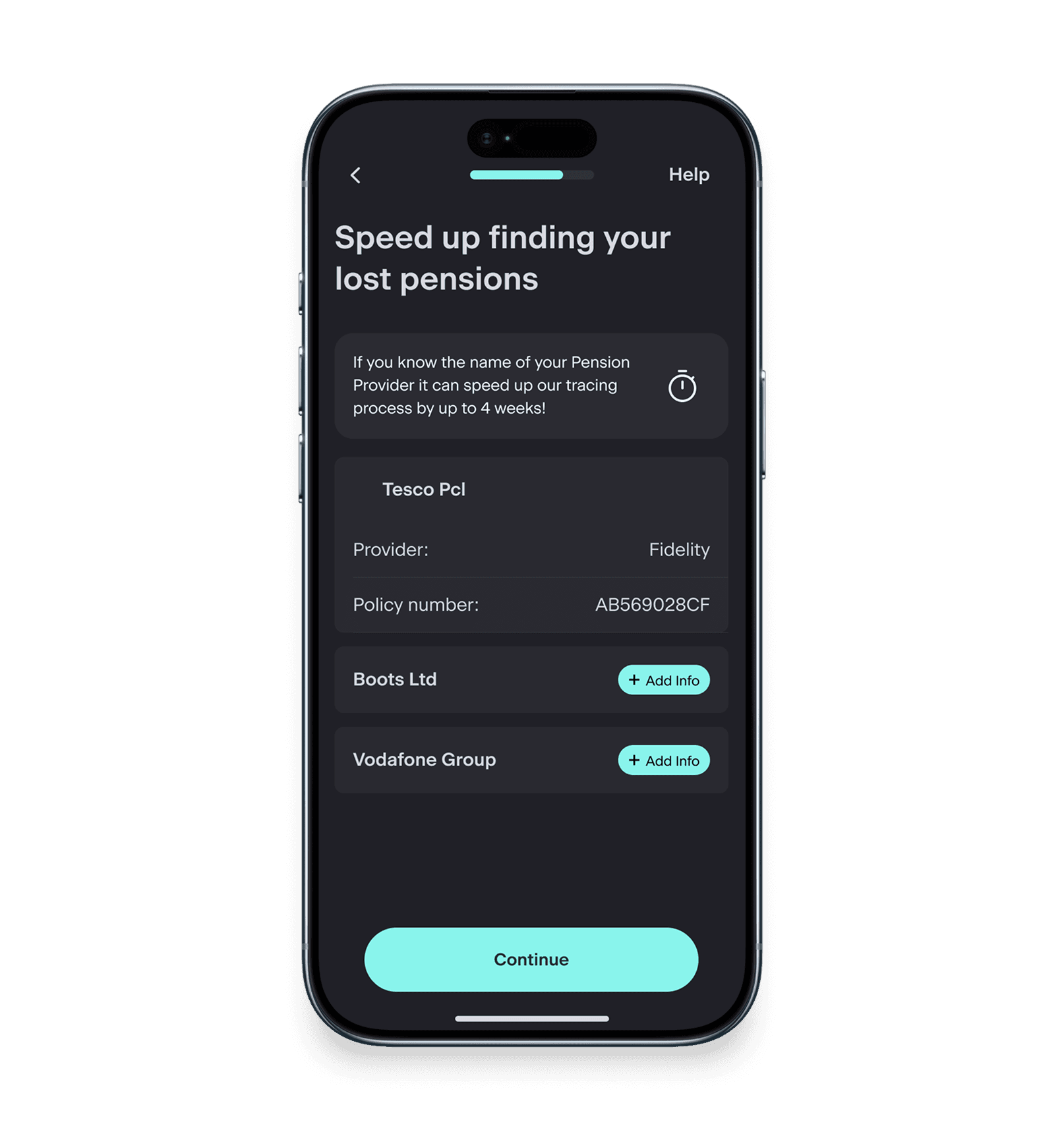 Pension Tracing
